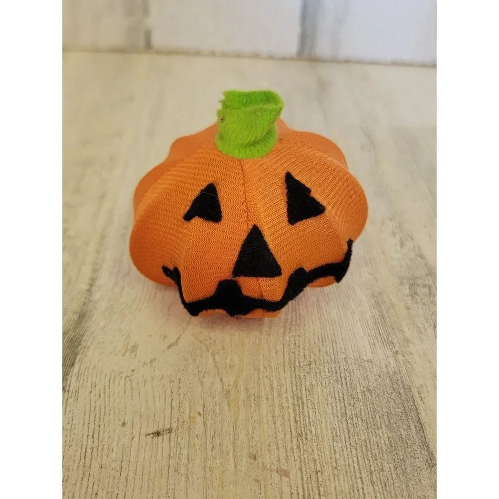 Mini fabric Jack O'Lantern pumpkin miniature‎ Halloween homeprop decor